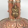 Brûleur d'encens tibétain Signes auspicieux - Porte-encens tibétains