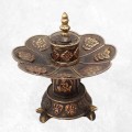 Brûleur d'encens cuivre vielli Lotus Encens tibétains, accessoires DBLESA5
