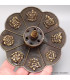 Brûleur d'encens cuivre vielli Lotus Encens tibétains, accessoires DBLESA5
