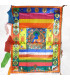 Drapeau tibétain en soie plusieurs divinités 94 x 68 cm Drapeaux tibétains DTDB1