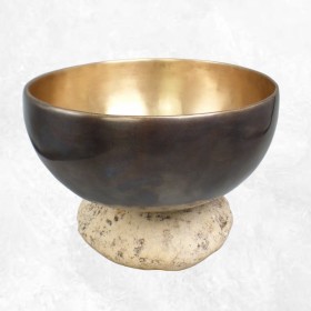 Bol tibétain de méditation OM 18,5 cm Bols tibétains 7 métaux BOL90