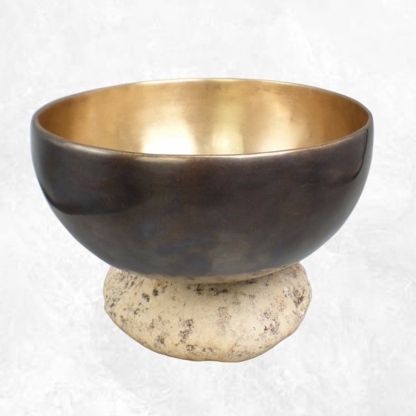 Bol tibétain de méditation OM 18,5 cm Bols tibétains 7 métaux BOL90