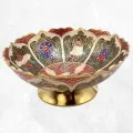 Grand bol d'offrande laiton émaillé 19 cm plusieurs coloris - Bols d'offrandes bouddhistes
