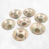Bols d'offrandes laiton émaillé écru 10 cm Bols d'offrandes bouddhistes BOLEM4