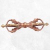 Drigug dordjé tibétain 4 branches cuivre et laiton 12,5 cm Cloches et dorjé tibétains DP10