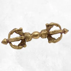 Dorje tibétain vajra 5 branches 12.5 cm - Dordjé, double dorjé (sans cloche)
