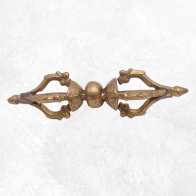 Dorje vajra tibétain 4 branches bout pointu Cloches et dorjé tibétains ref12.22-a