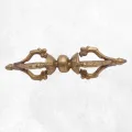 Dorje tibétain vajra 4 branches bout pointu - Dordjé, double dorjé (sans cloche)