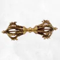 Dorje tibétain couronne vajra 8 branches - Dordjé, double dorjé (sans cloche)