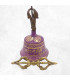 Cloche tibétaine et dorjé bouddhiste 15 cm Pourpre Objets rituels bouddhistes ETCH3