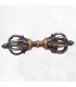 Dordjé vajra bouddhiste 9 branches bronze et laiton Cloches et dorjé tibétains DOR24