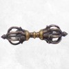 Dordjé vajra bouddhiste 9 branches bronze et laiton Cloches et dorjé tibétains DOR24