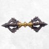 Dordjé vajra bouddhiste 5 branches bronze et laiton Cloches et dorjé tibétains DOR25