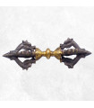 Dordjé vajra bouddhiste 5 branches bronze et laiton Cloches et dorjé tibétains DOR25