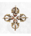 Double dorje varja bouddhiste petit modèle Objets rituels bouddhistes DD7