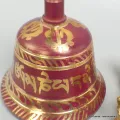 Cloche tibétaine 15 cm déco dorje - Objets rituels bouddhistes