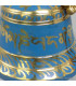 Cloche tibétaine 15 cm bleu turquoise