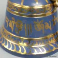 Cloche tibétaine 15 cm bleu jeans - Objets rituels bouddhistes
