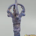 Cloche tibétaine 15 cm bleu jeans - Objets rituels bouddhistes