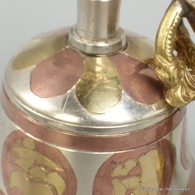 Cloche tibétaine et dorjé mantra 15 cm