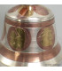 Cloche tibétaine et dorjé mantra 15 cm 