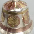 Cloche tibétaine et dorjé signes auspicieux 15 cm - Objets rituels bouddhistes