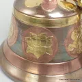 Cloche tibétaine et dorjé patine cuivre 15 cm - Cloche tibétaine et dorjé tibétain