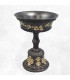 Lampe à beurre en bronze massif 9 cm 