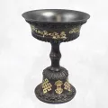 Lampe à beurre en bronze massif 9 cm - Lampe à beurre bouddhiste