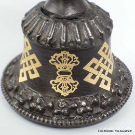 Lampe à beurre en bronze massif 9 cm