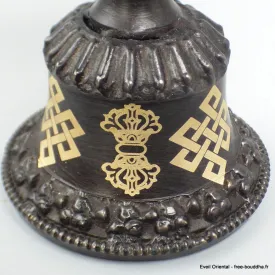 Lampe à beurre en bronze massif 9 cm - Lampe à beurre bouddhiste