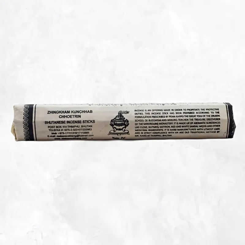Encens bhoutanais Zhingkham Kunchhab - Objets rituels bouddhistes