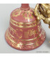 Cloche et dorjé tibétain 15 cm marron 