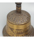 Grosse cloche tibétaine de cérémonie 21 cm bronze cuivre Objets rituels bouddhistes DOVAJ23