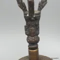 Cloche tibétaine de cérémonie 21 cm bronze cuivre - Objets rituels bouddhistes