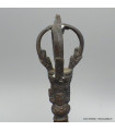 Grosse cloche tibétaine de cérémonie 21 cm bronze cuivre Objets rituels bouddhistes DOVAJ23