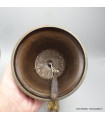 Grosse cloche tibétaine de cérémonie 21 cm bronze cuivre Objets rituels bouddhistes DOVAJ23