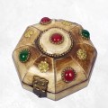 Boîte à bijoux tibétaine en Os de Yak grand modèle Boîte à Bijoux tibétaine BAT81