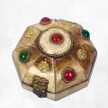 Boîte à bijoux tibétaine en Os de Yak grand modèle - Boîte à Bijoux tibétaine