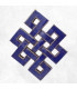 Décoration murale Noeud sans fin en Lapis lazuli Décoration tibétaine DECOLL1