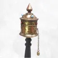 Moulin à prières tibétain gros mantra 25 cm - Moulins à Prières tibétains