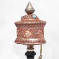 Moulin à prieres bouddhiste en cuivre 20 cm - Moulins à Prières tibétains