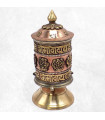 Moulin à prières Signes de bon augure 14,5 cm Moulins à Prières tibétains MODT5