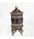 Moulin à prières tibétain antique sur pieds 14 cm Moulins à Prières tibétains MODT13