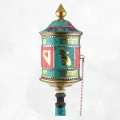 Moulin à prières bouddhiste mantra de Chenrezi 30 cm - Moulins à Prières tibétains