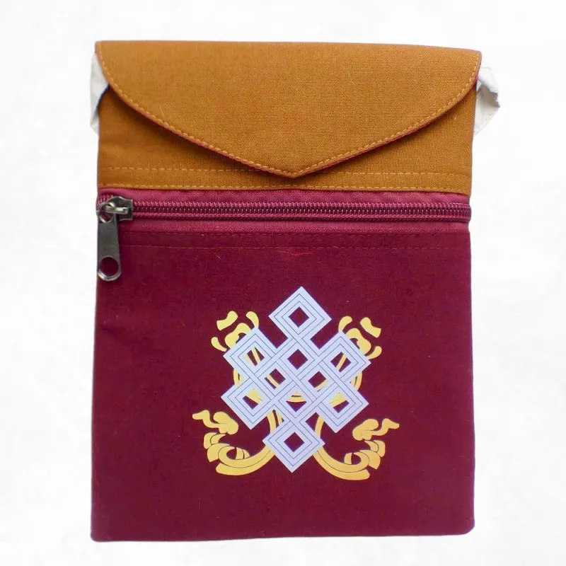 Petite sacoche bouddhiste bandoulière - Sacs tibétains et indiens