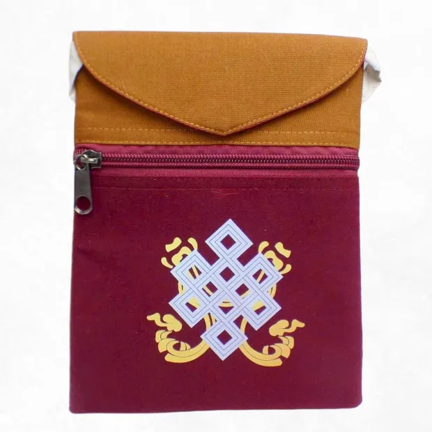 Petite sacoche bouddhiste bandoulière - Sacs tibétains et indiens