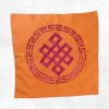 Housse de coussin Noeud sans fin couleur safran