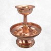 Serkyem pour offrandes bouddhistes en cuivre 14 cm
