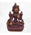 Statuette Tara blanche 15 cm patine antique Statuettes Bouddhistes STB6